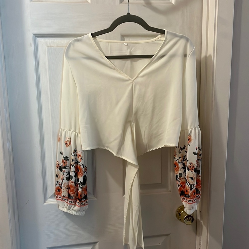 SHEIN floral blouse